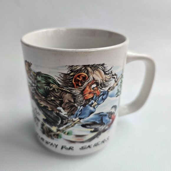 Vintage Norway For Skiers Ceramic Souvenir Coffee Mug - Picture 14 of 14